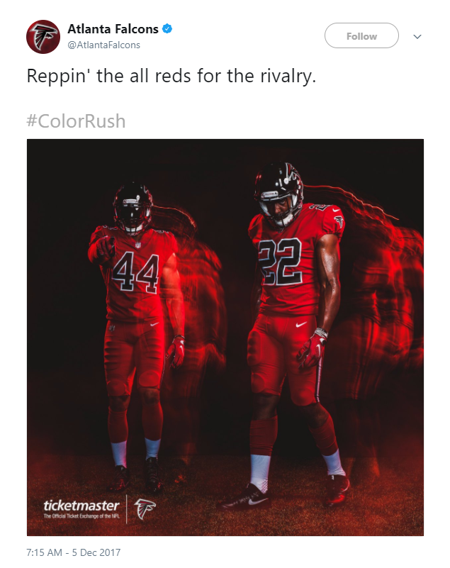 color rush jersey falcons color rush jersey falcons